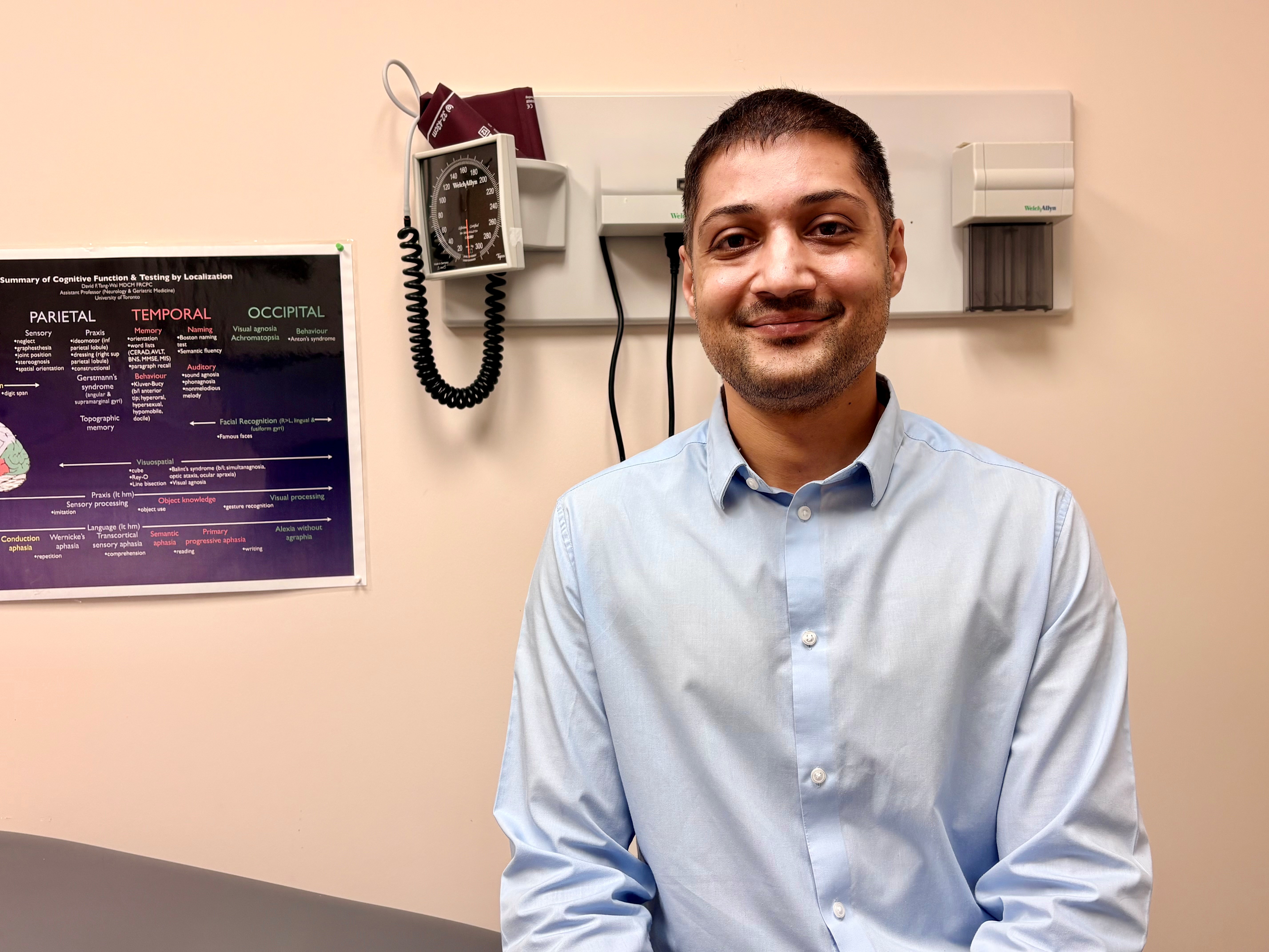 Dr. Ameya Patwardhan, neurologist at St. Joseph's Health Care London, emerging clinician-scientist at Lawson Research Institute and Associated Professor at Western University.
