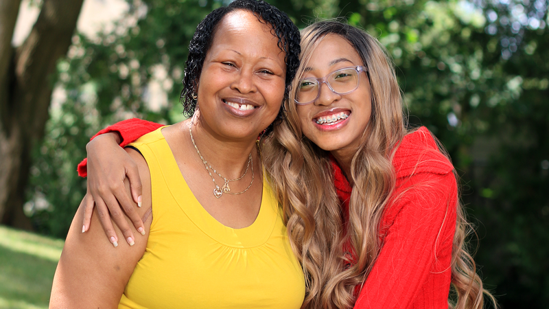 Margot and her daughter