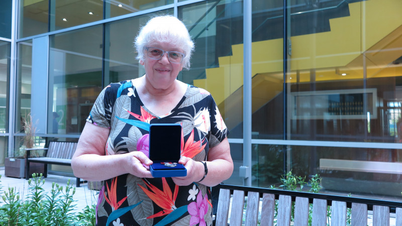 Chris Boyd with award