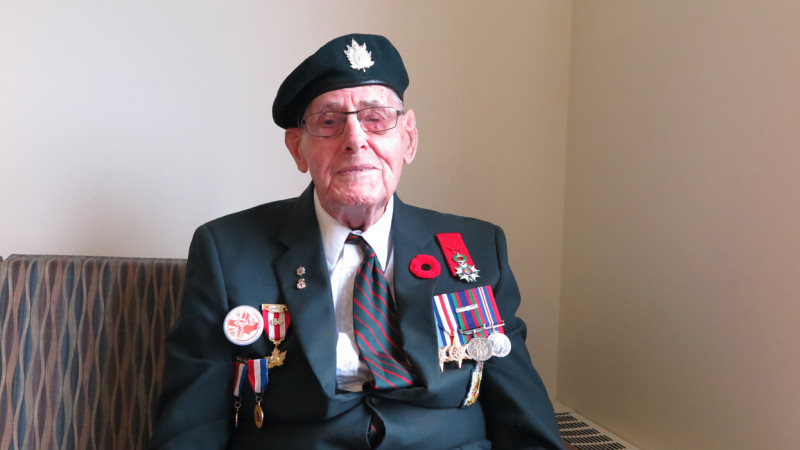 Veteran George Beardshaw