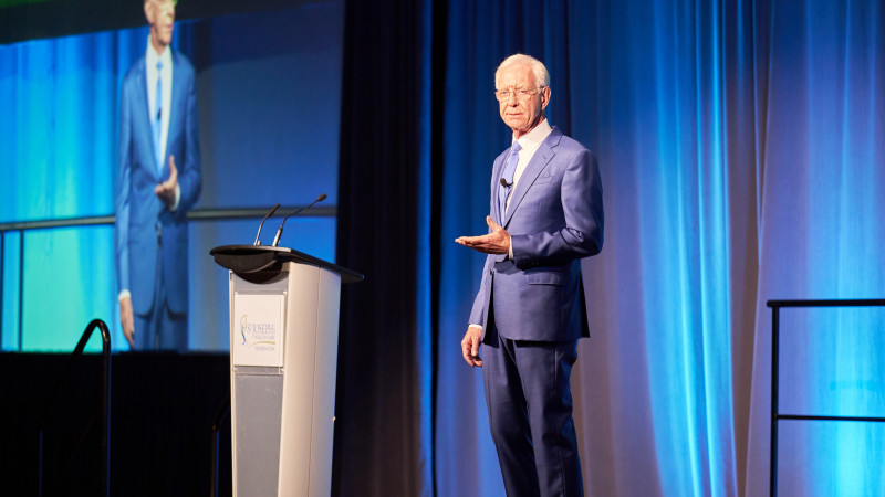 Ambassador Sullenberger on stage