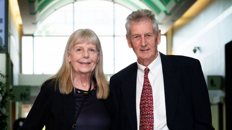 John and Jane Downs together at RBC Place London