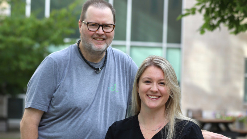 Sean and Claudette at Southwest Centre