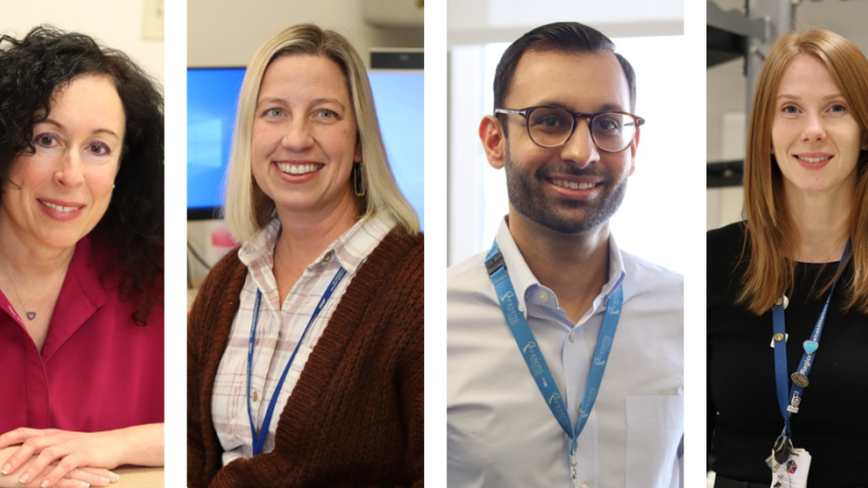 Four rehab staff members all smiling 