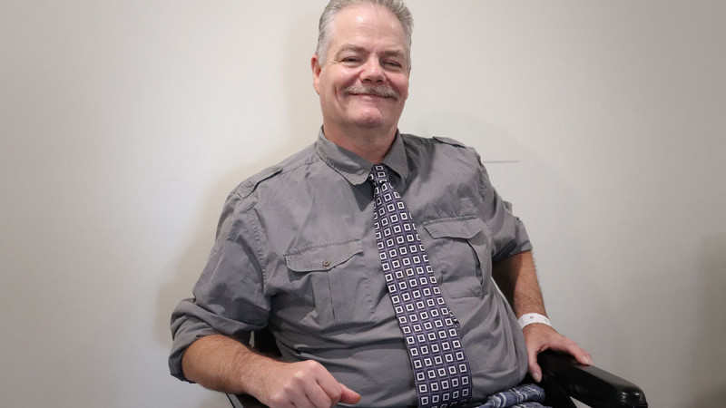 Jamie Hackland smiling