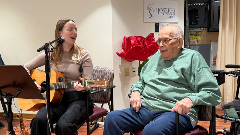 veteran and music therapist