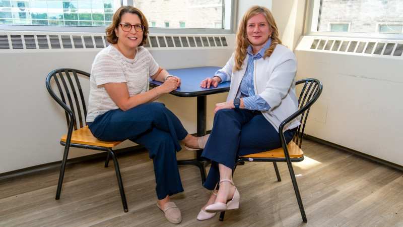  Dr. Joy Mangel, hematologist and Physician Wellbeing Lead at London Health Sciences Centre, and Dr. Tamara Spaic, endocrinologist and Physician Wellbeing Lead at St. Joseph’s Health Care London