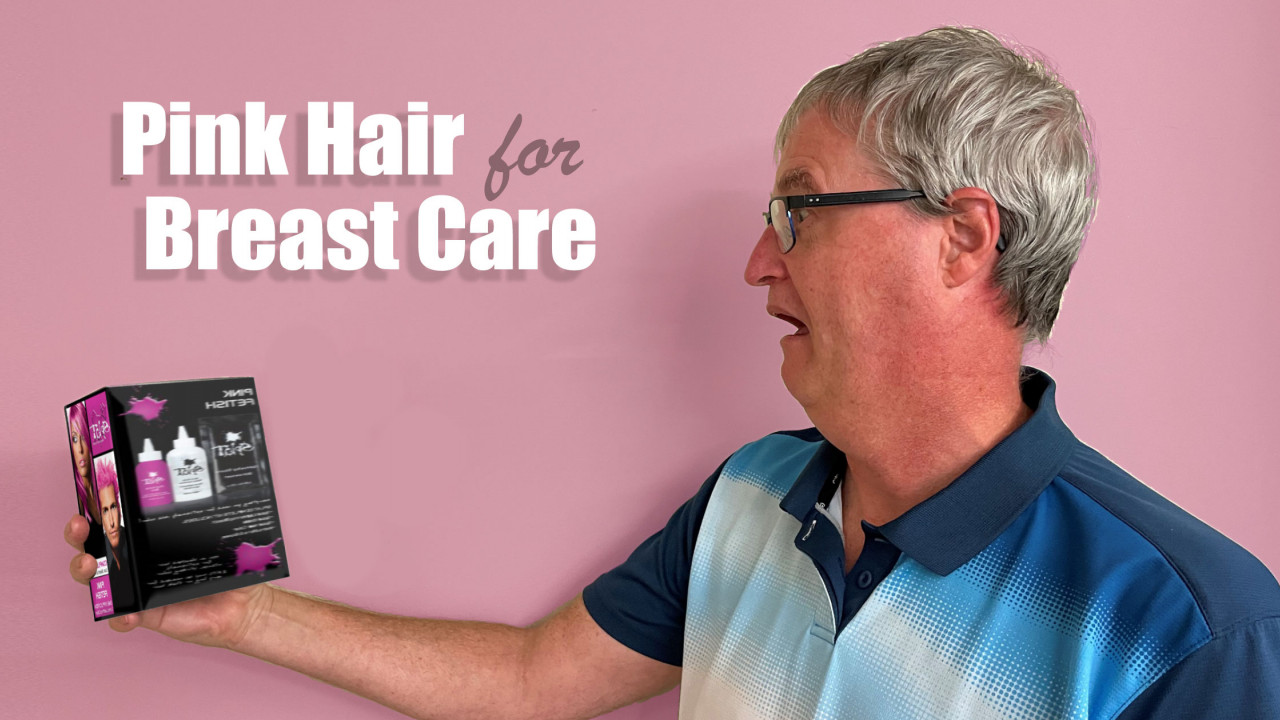 Pink Hair for Breast Care
