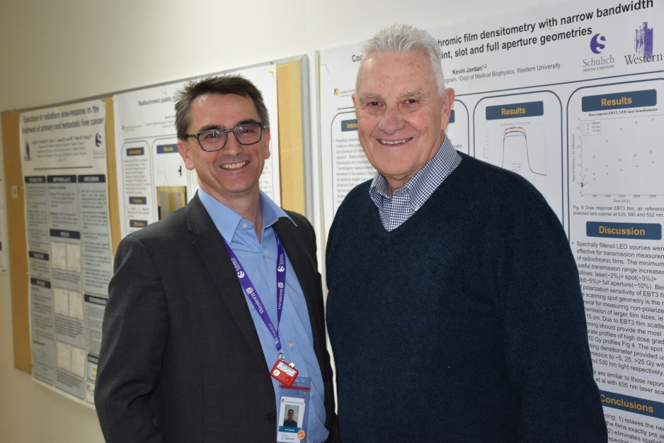 Dr. Glenn Bauman appears with a patient.