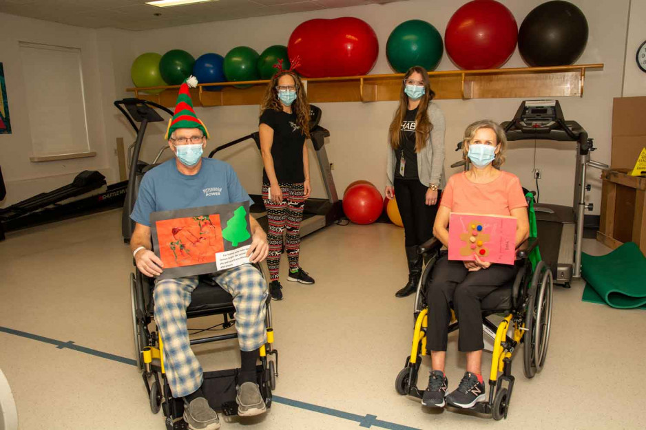 artwork with residents at Parkwood