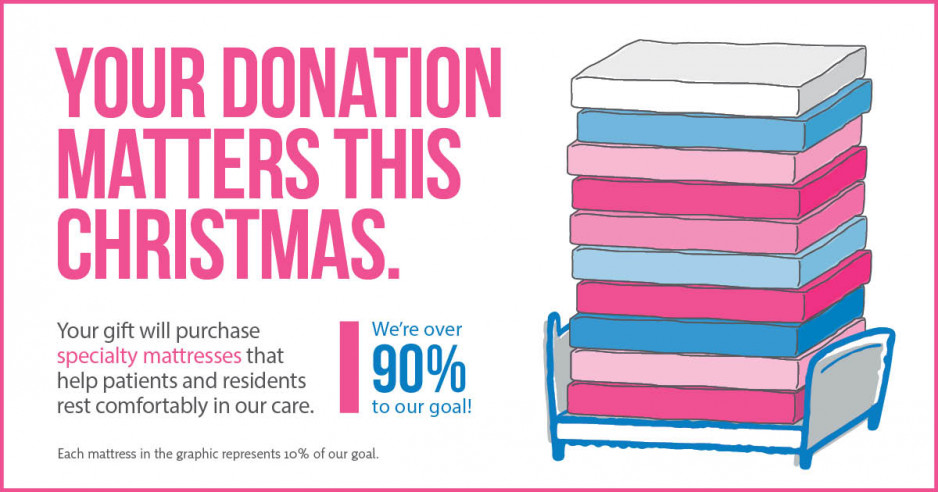 Your donation matters this Christmas -- 90% to goal!