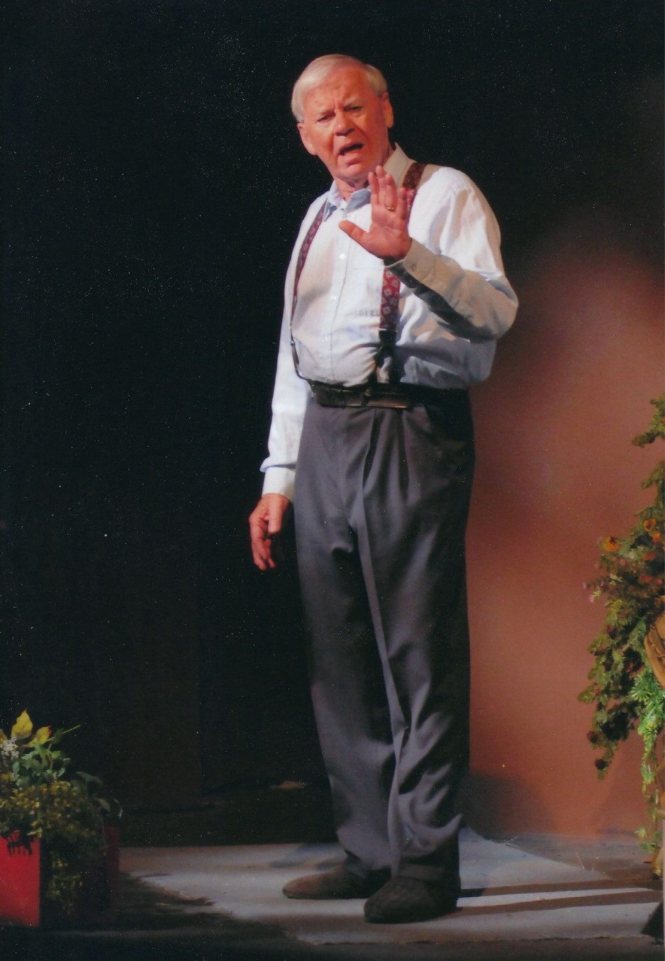 Dave Perkins gestures with his hand