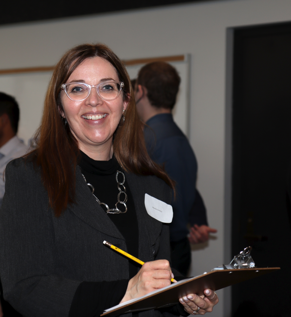 Mandy Zimmer, judge for learning competition