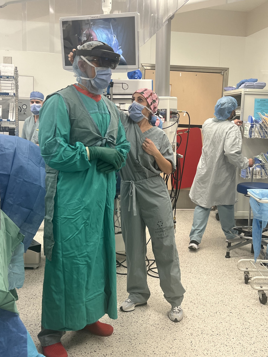 Dr. Athwal Prepares for surgery