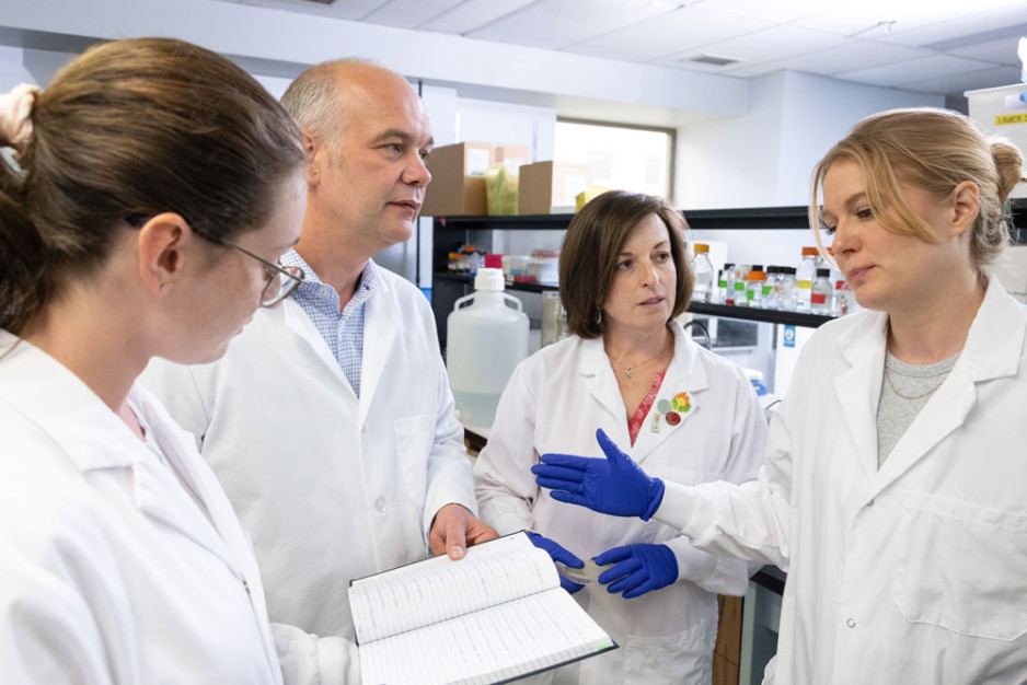 Scientist talking at Lawson