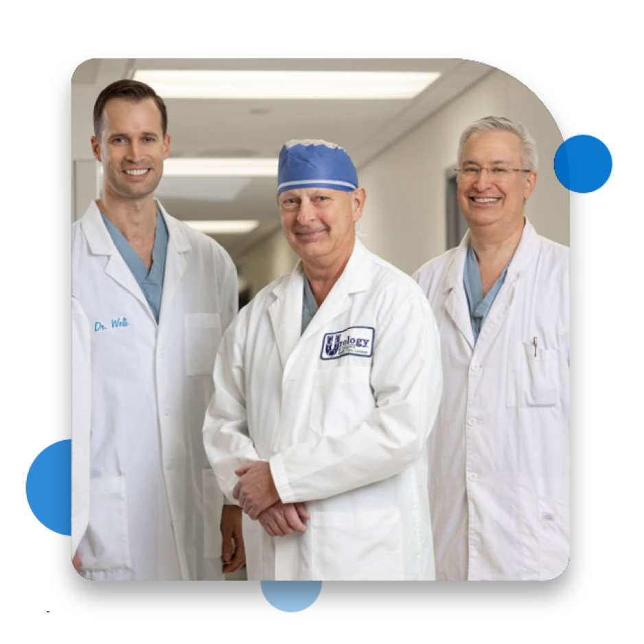 Doctors from the Urology team