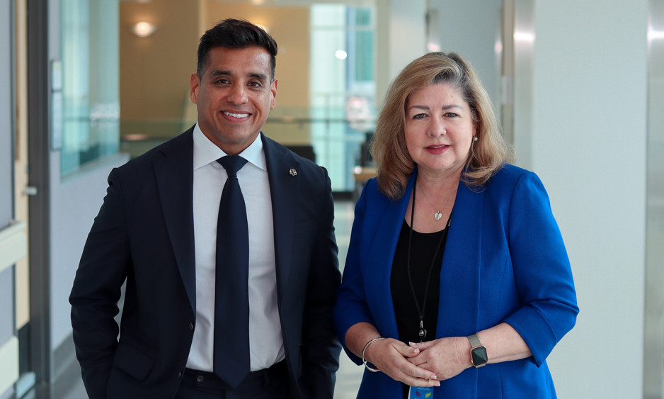 Alfonso Campos Reales and Michelle Campbell