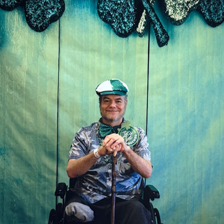 Jamie Hackland smiling