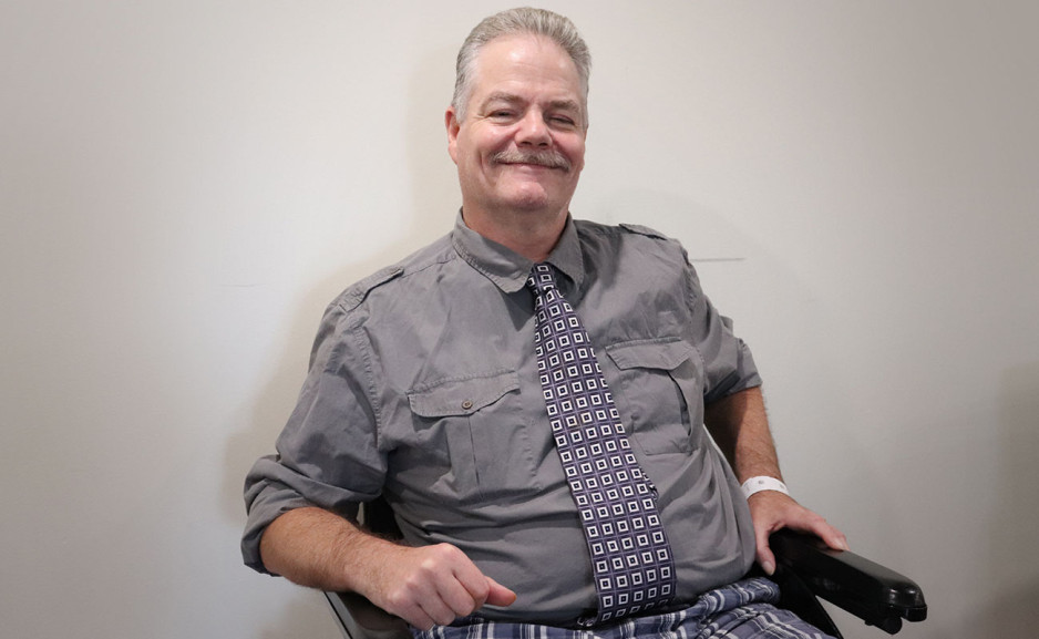 Jamie Hackland smiling