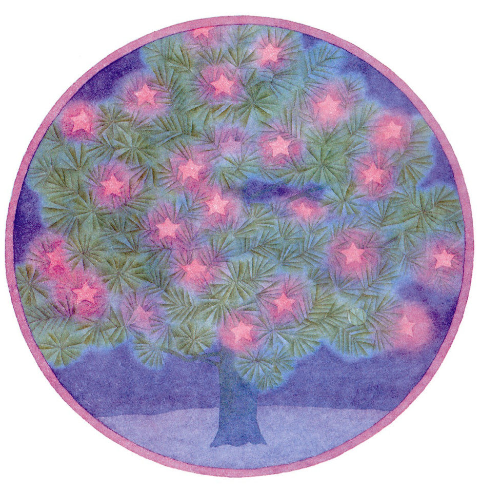 Season of Celebration tree painting
