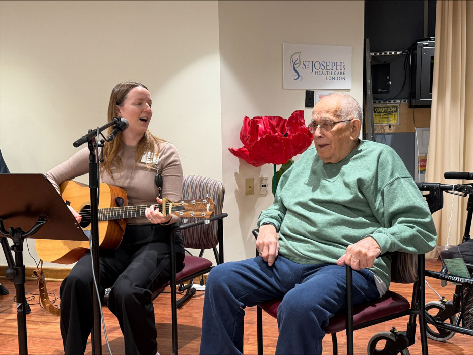 veteran and music therapist