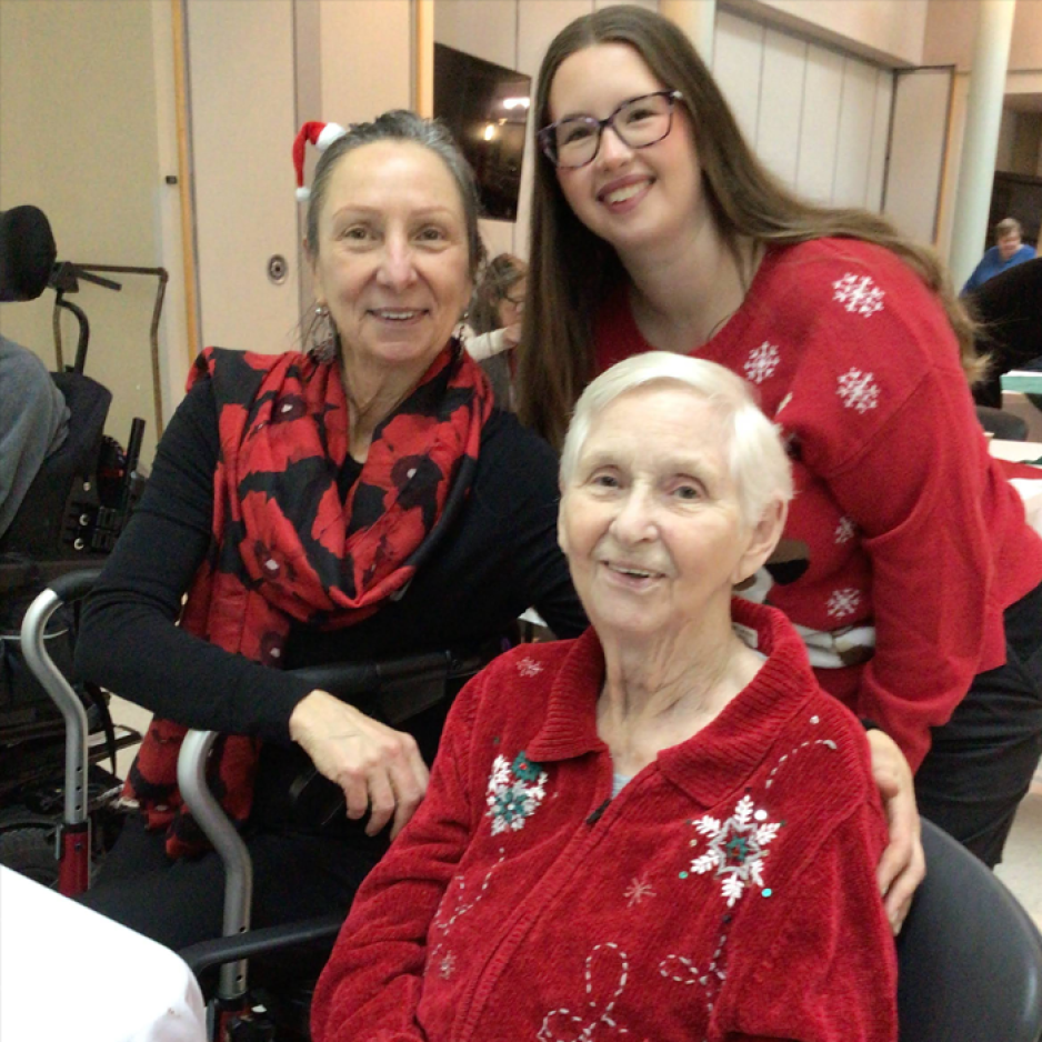 Mount Hope residents in the past 2025 Christmas Lunch