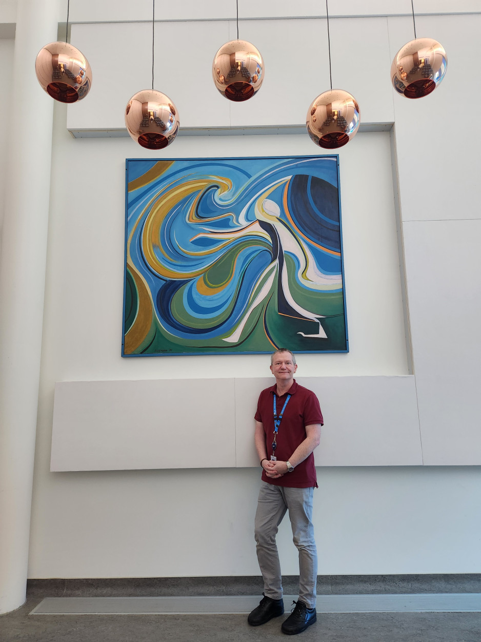Stephen Yeo, Spiritual Care supervisor-educator, in the chapel at St. Joseph’s Southwest Centre for Forensic Mental Health Care.