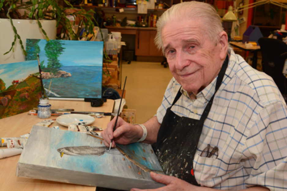 Bob Armstrong painting