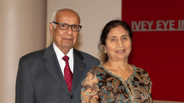 Dr. Mohan Merchea and his wife Kanta