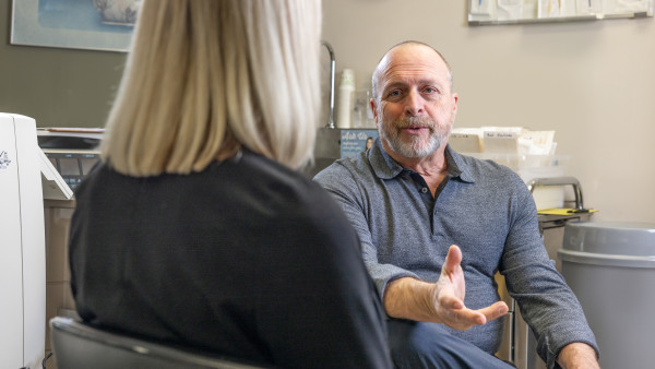 Tiffany with Dr. DiCecco in clinic