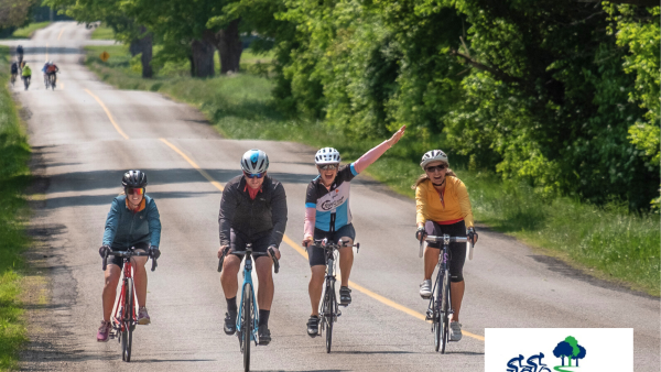 Cyclists at Forest City Cycling Challenge