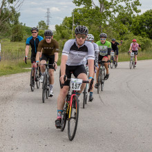 cyclists on road