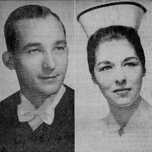 Dr. Gordon LeBoldus and nurse Margaret Durocher
