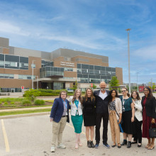 Ryan Finch with the MINDS team