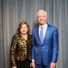 Michelle Campbell and Sully Sullenberger