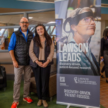 crowd at research openhouse