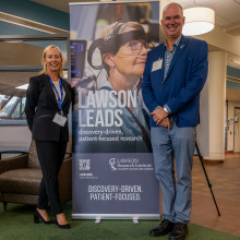 leaders by signage at research launch