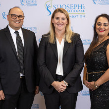 The Shenouda family and Hayley Wickenheiser