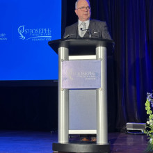 Roy Butler, President and CEO St. Joseph's speaking on January 24