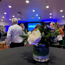table decor at Jan 24 event