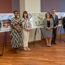 group at Homes for Heroes announcement