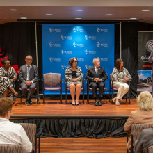 Homes for Heroes announcement - Roy Butler, CEO at podium