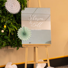 Sharon &amp; Bill vow renewal sign