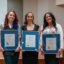 Sisters of St. Joseph's Award recipients