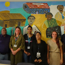 Dr. Gregor Reid with colleagues in South Africa