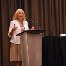 Dr. Cheryl Forchuk at the Community Symposium in London