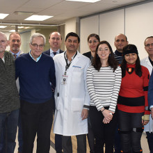 Dr. Mandar Jog and his research patients