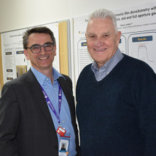 Dr. Bauman and Wayne