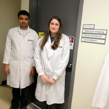 PEL Students, Suhail Shukri and Sarah Donnelly